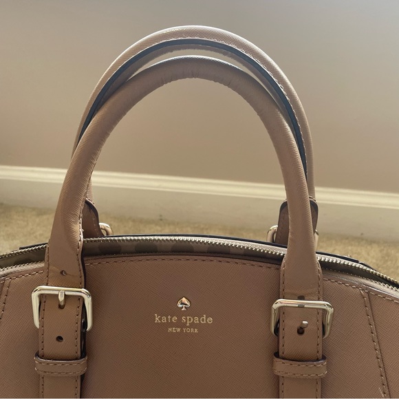 Kate Spade beige leather Charlotte street satchel - Picture 5 of 10